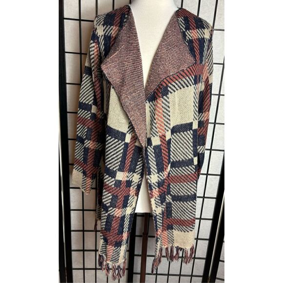 Signature Studio Graphic Print Open Front Cardigan - Picture 1 of 7